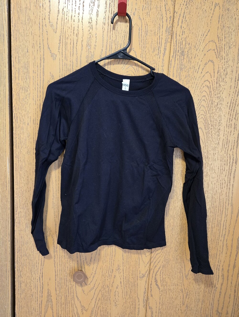 DSG Black Long-Sleeve Performance Shirt